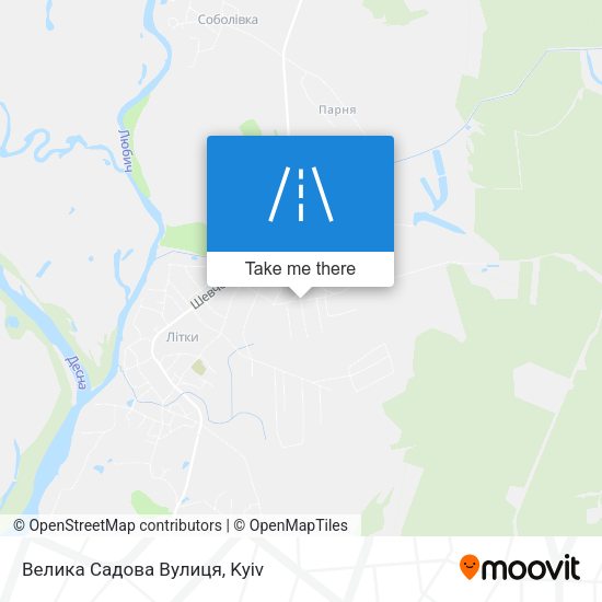 Велика Садова Вулиця map