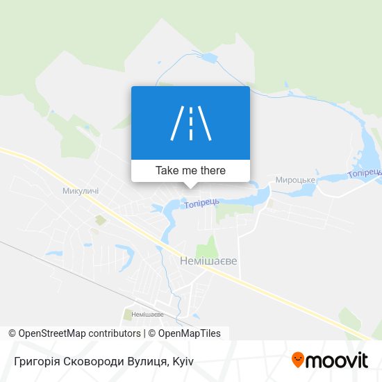 Григорія Сковороди Вулиця map