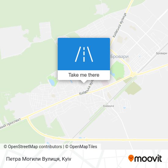 Петра Могили Вулиця map