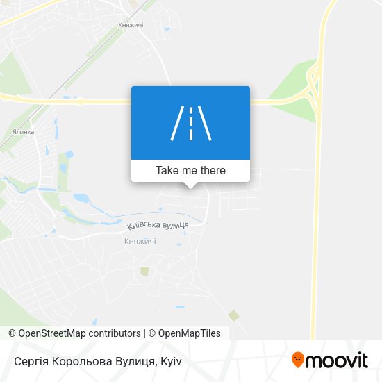 Сергія Корольова Вулиця map