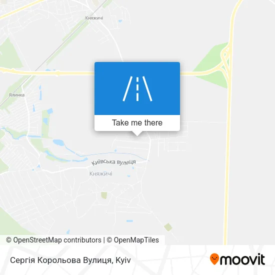 Карта Сергія Корольова Вулиця