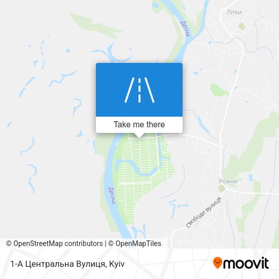 1-А Центральна Вулиця map
