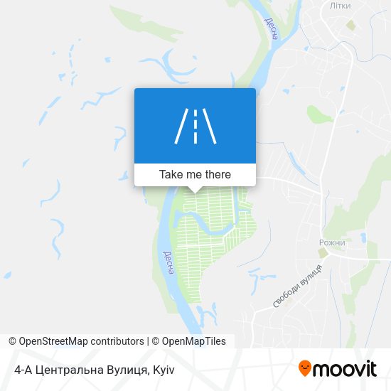 4-А Центральна Вулиця map