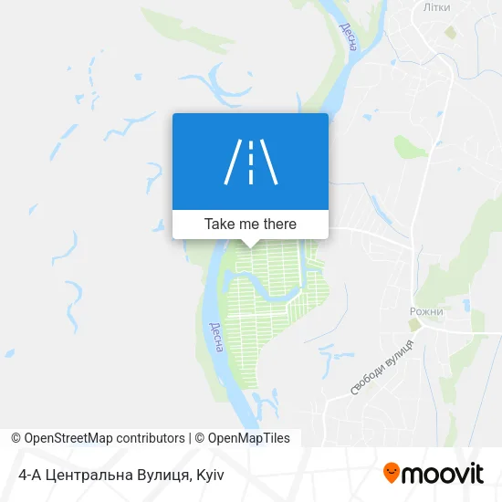 Карта 4-А Центральна Вулиця