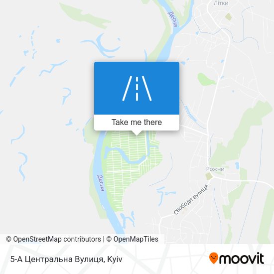 5-А Центральна Вулиця map