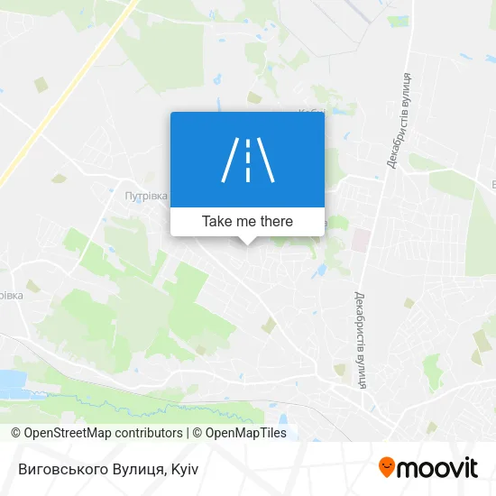 Карта Виговського Вулиця