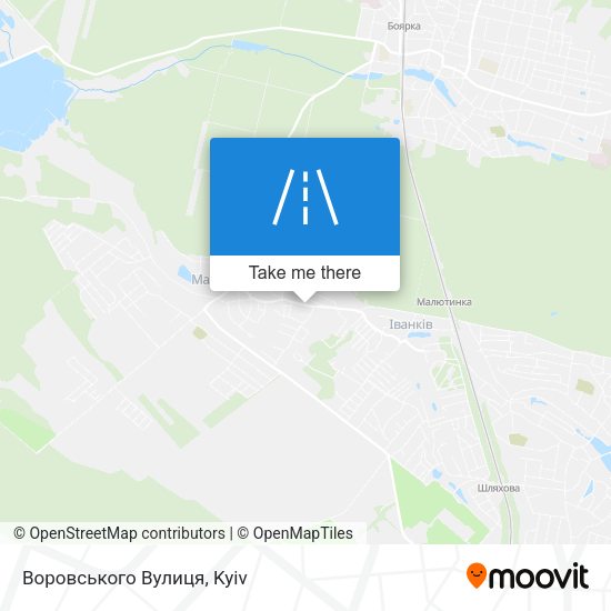Воровського Вулиця map