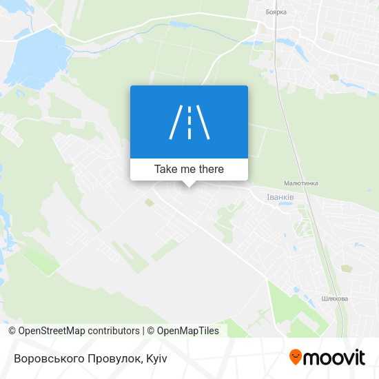 Воровського Провулок map