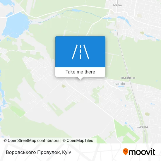 Карта Воровського Провулок
