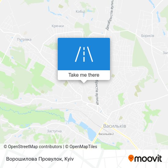 Ворошилова Провулок map