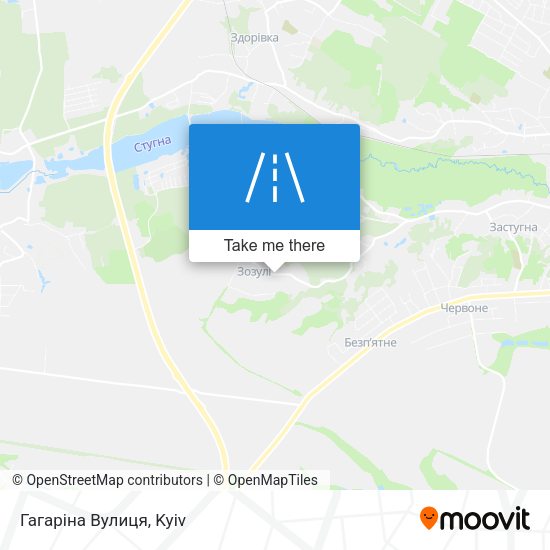 Гагаріна Вулиця map