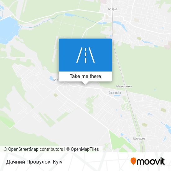 Дачний Провулок map