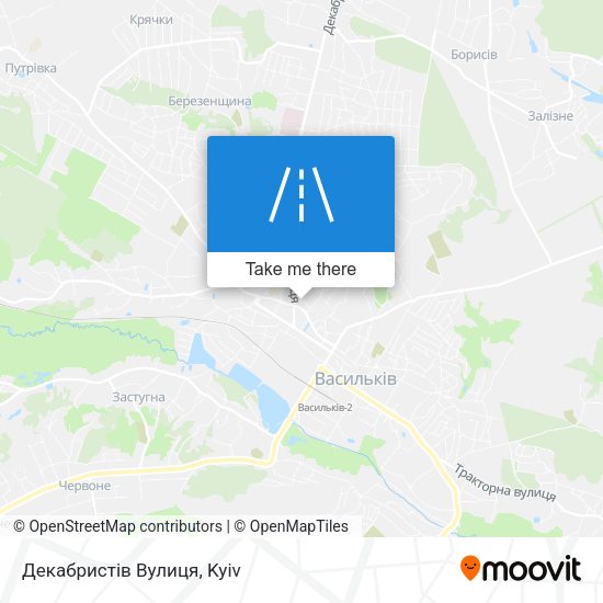 Декабристів Вулиця map