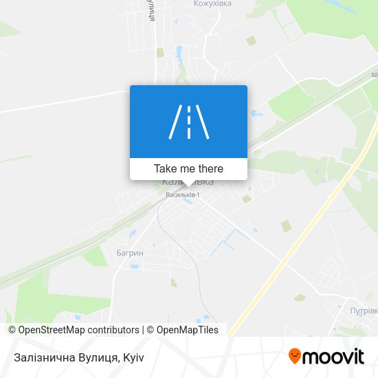Залізнична Вулиця map