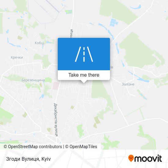 Згоди Вулиця map