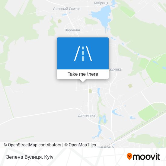 Зелена Вулиця map