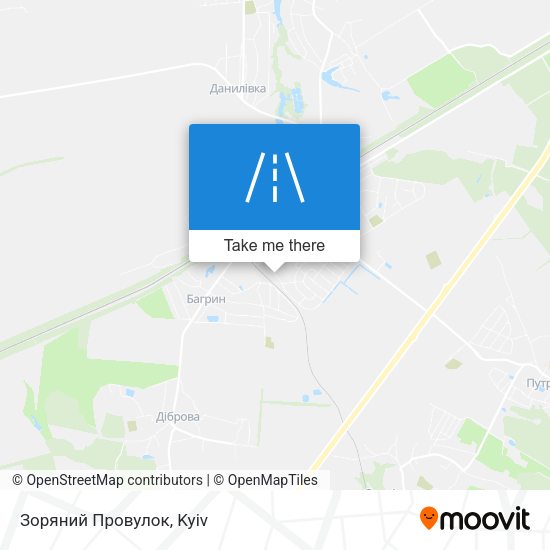 Зоряний Провулок map