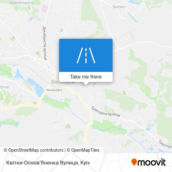Квітки-Основ’Яненка Вулиця map