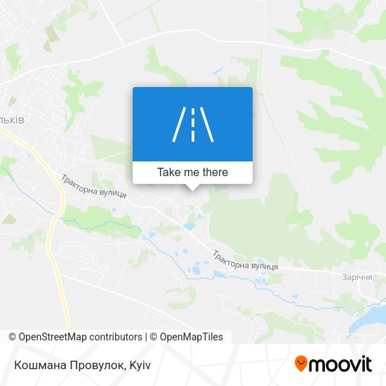 Кошмана Провулок map