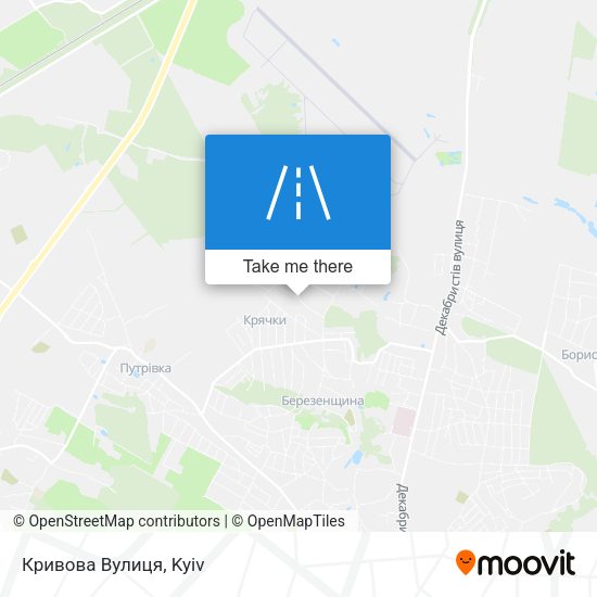 Кривова Вулиця map