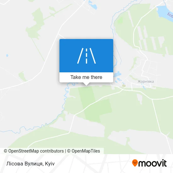 Карта Лісова Вулиця