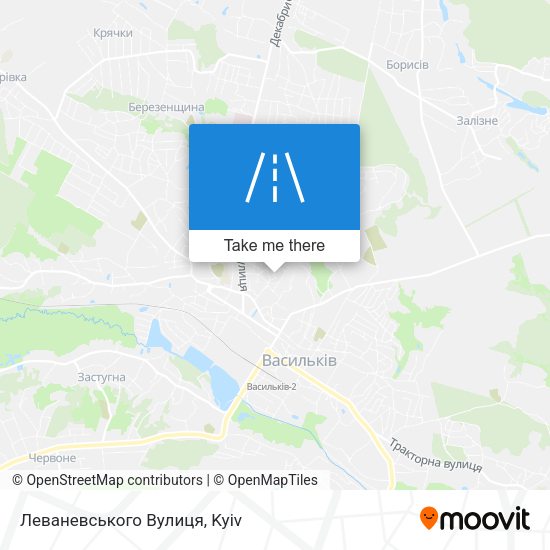 Леваневського Вулиця map
