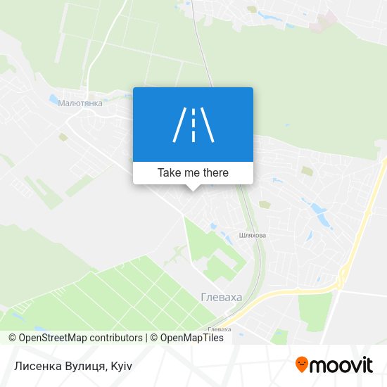 Лисенка Вулиця map