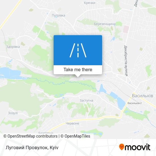 Луговий Провулок map