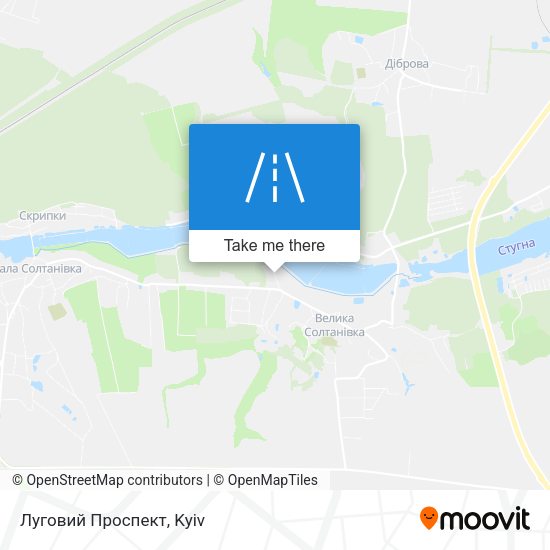 Луговий Проспект map
