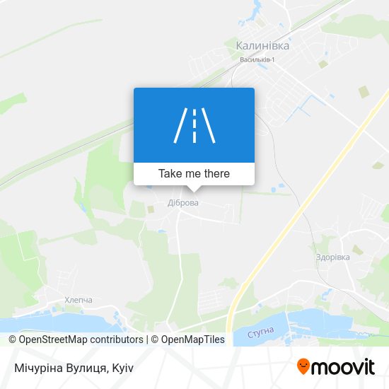 Мічуріна Вулиця map