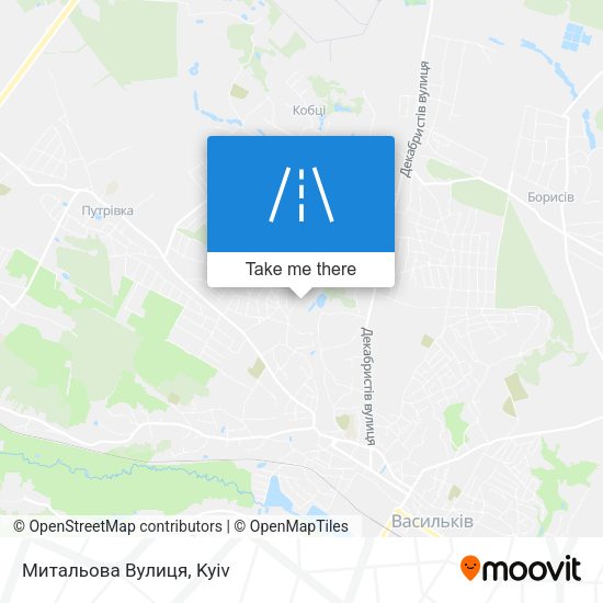 Митальова Вулиця map