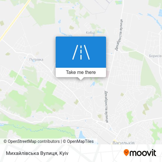 Михайлівська Вулиця map