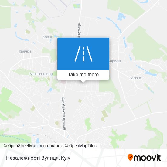 Незалежності Вулиця map