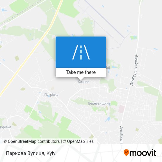 Паркова Вулиця map