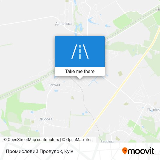 Промисловий Провулок map