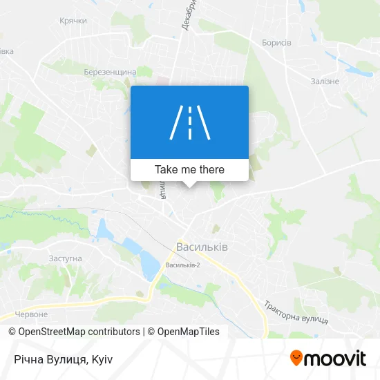 Карта Річна Вулиця