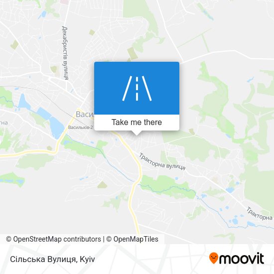 Сільська Вулиця map