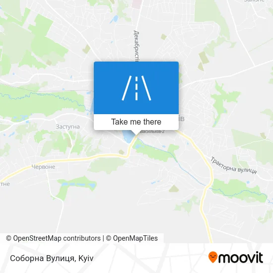 Карта Соборна Вулиця