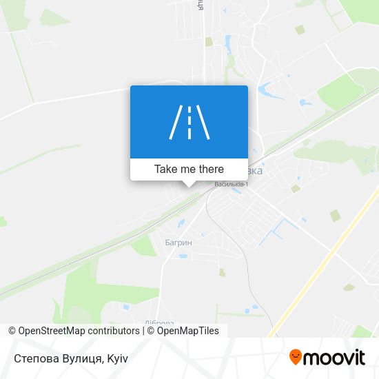 Степова Вулиця map