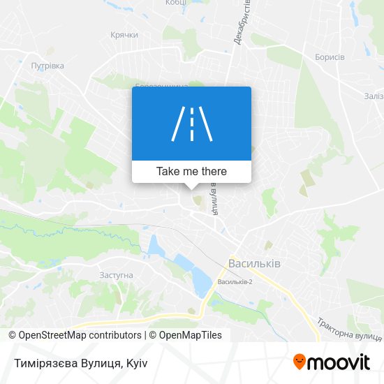 Тимірязєва Вулиця map