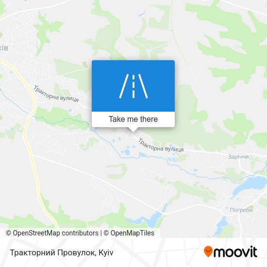 Тракторний Провулок map