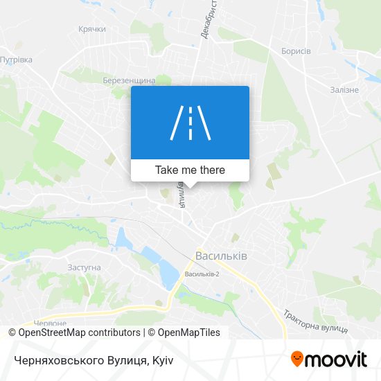 Черняховського Вулиця map