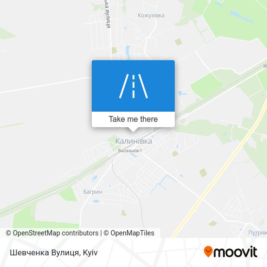 Шевченка Вулиця map