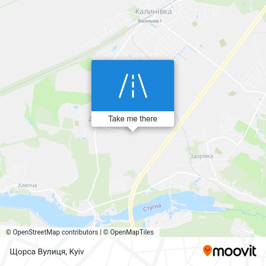 Щорса Вулиця map