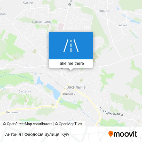 Антонія І Феодосія Вулиця map