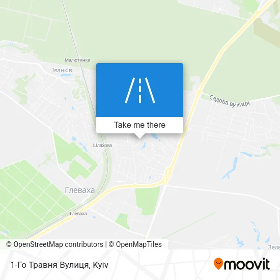 Карта 1-Го Травня Вулиця