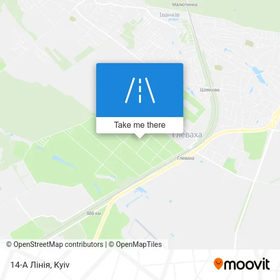 Карта 14-А Лінія