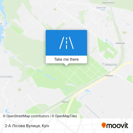 Карта 2-А Лісова Вулиця