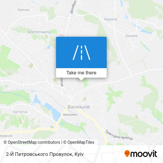 Карта 2-Й Петровського Провулок