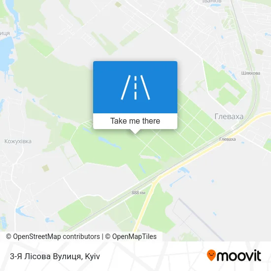 3-Я Лісова Вулиця map
